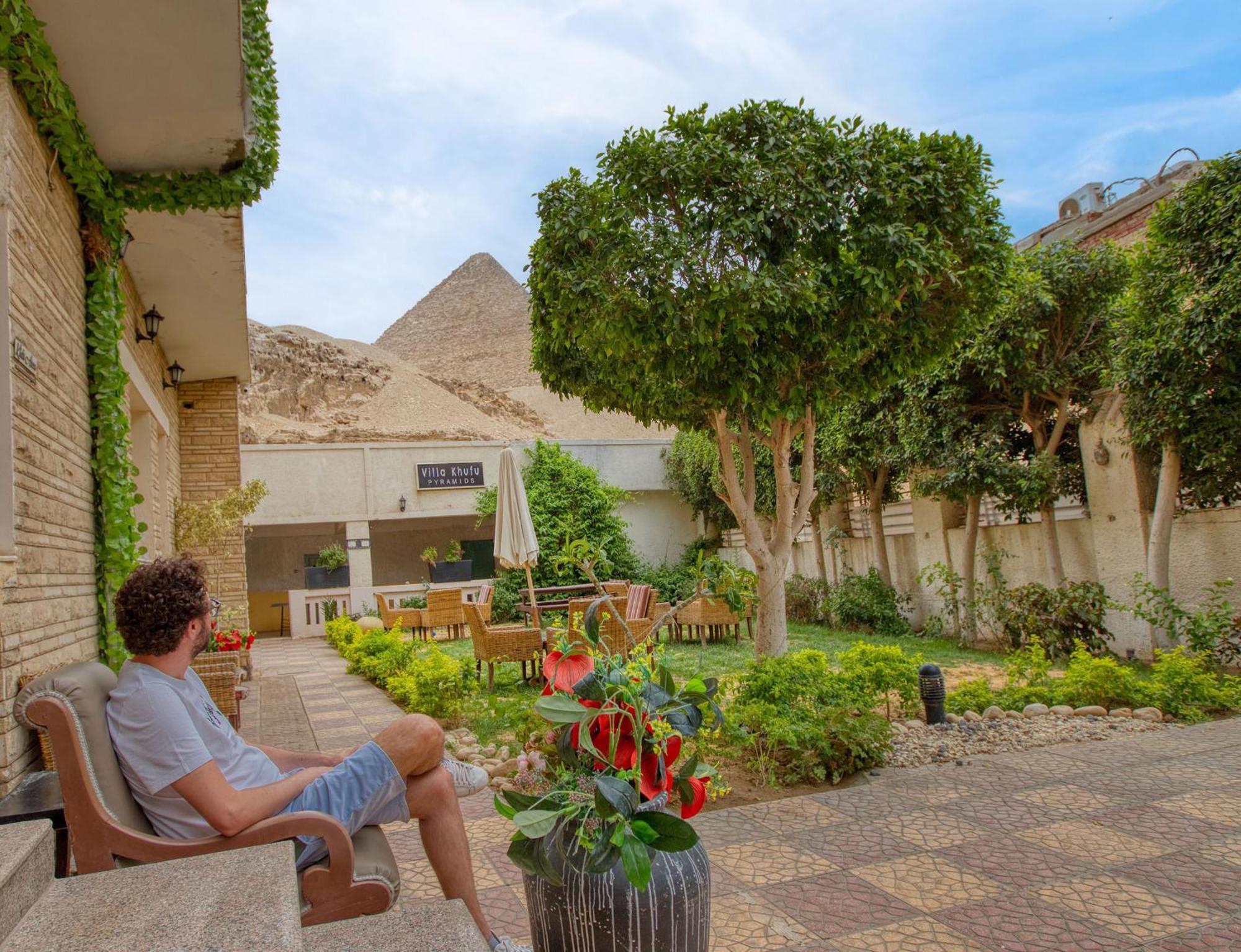 Villa Khufu Pyramids Hotel Kafret el-Gabal エクステリア 写真